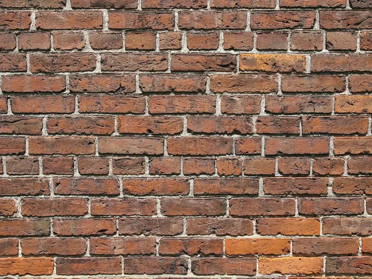 A brown brick wall